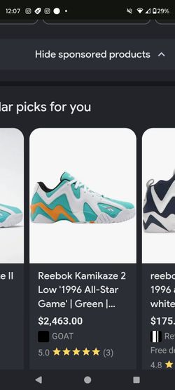 Reebok Kamikaze 2 Low "1996 All-star Game" Men Sneakers - Green/orange