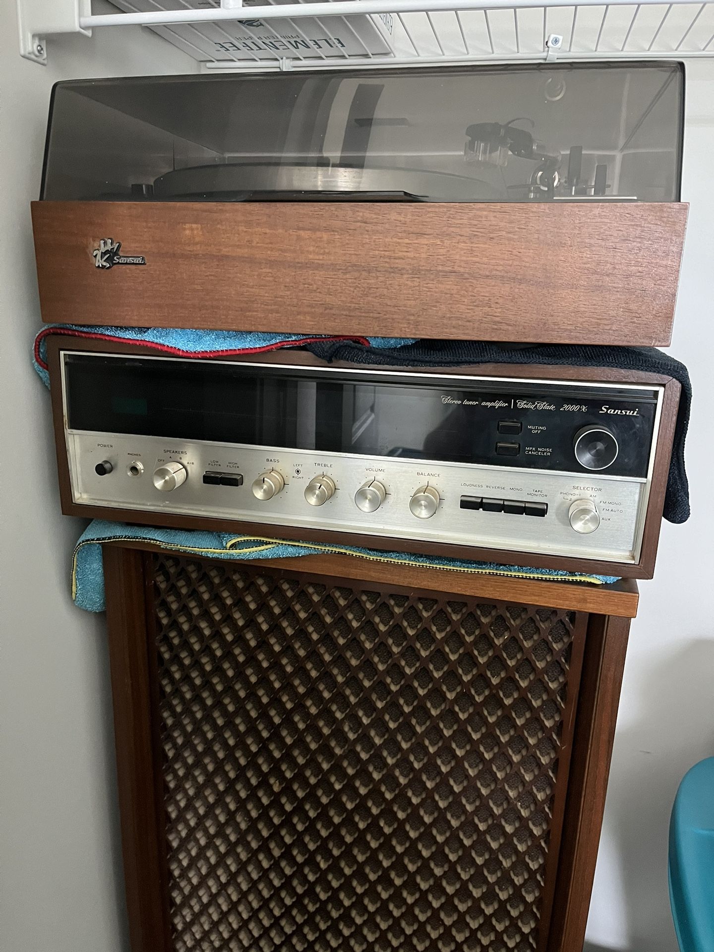 Parting Out Sansui Stereo Equipment Plus (Working ) Sony Receiver