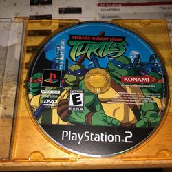Ps2 Game Teenage Mutant Ninja 🥷 Turtles 🐢 