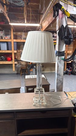 Ralph Lauren glass lamp
