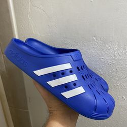 Adidas Adilette Clogs Royal Blue Size 11