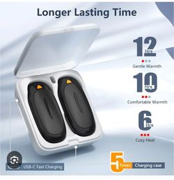 3-in-1 Electric Hand Warmers Rechargeable 2 Pack