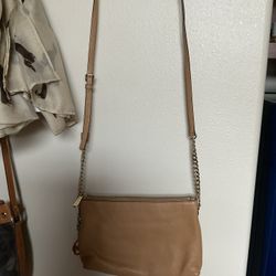 MICHAEL KORS LEATHER CROSSBODY HANDBAG