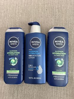 Nivea Men’s BW & Lotion Set $15