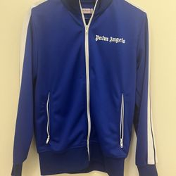 Palm Angles Track Jacket Blue Size Small
