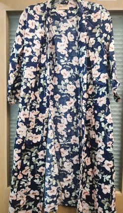 Papinelle Lightweight Floral Robe Size XS