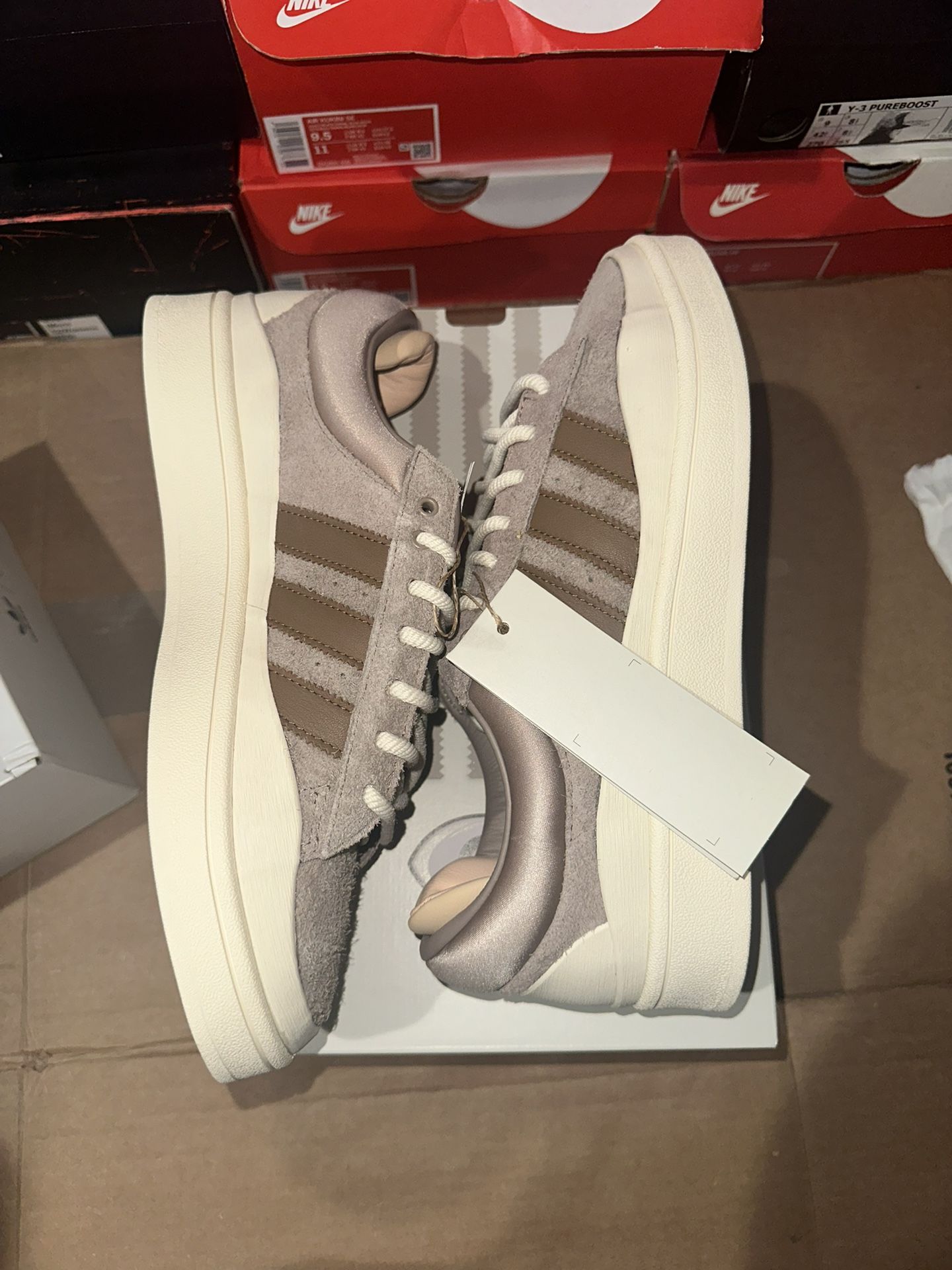 RETAIL $160 adidas Campus Light Bad Bunny Chalky Brown size 10