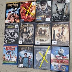 DVD MOVIES $4 EACH