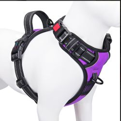 PhoePet Purple No-Pull Dog Harness