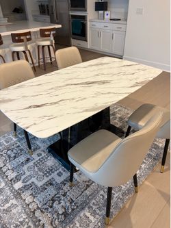 Modern dining table set