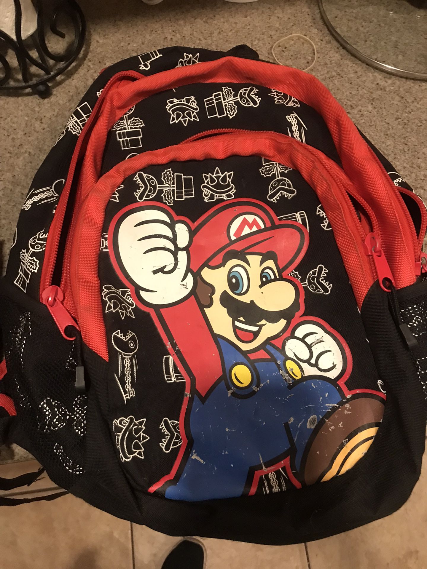 Mario And Minecraft Backpacks