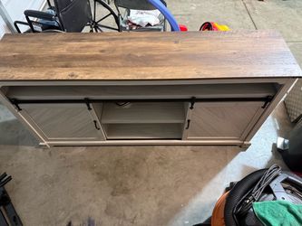 Barn doors T.V stand