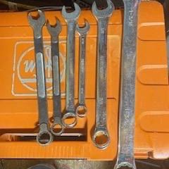 6pcs Craftsman Combination Wrenches.