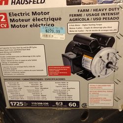 1/2 HP Electric Motor