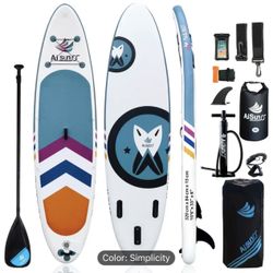Brand new 10.6ft*34in*6in Inflatable Paddle Board SUP board Surfboard with accessories