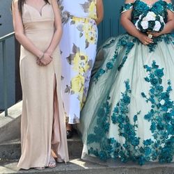 Gold Formal Dress