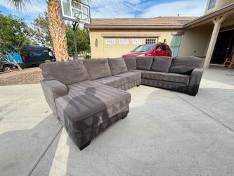 Gray Sectional Couch - Free Delivery
