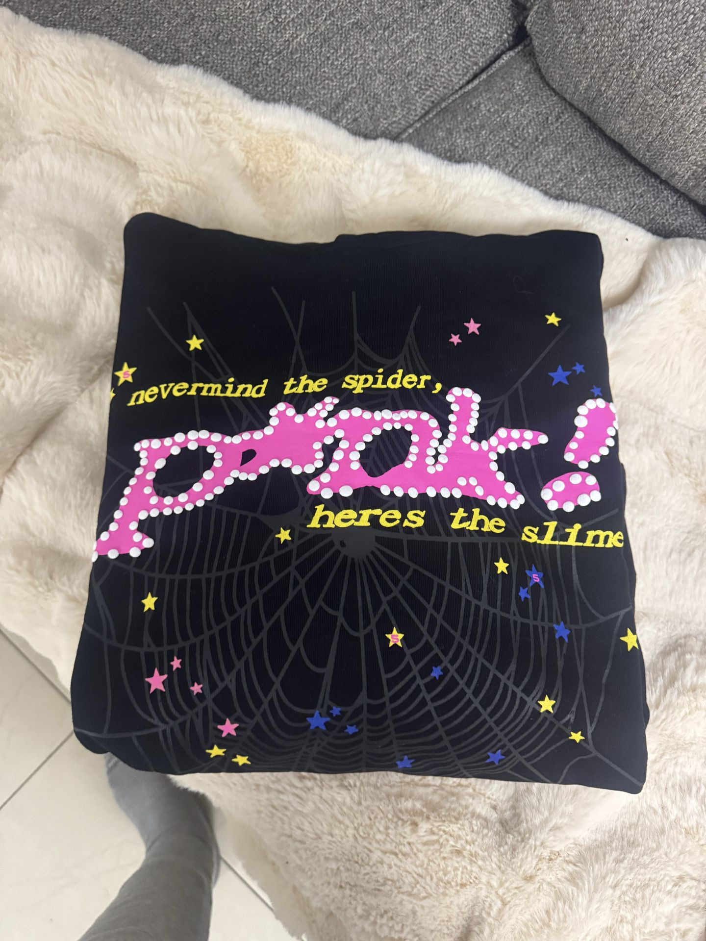 Spider Hoodie-Pink version size L