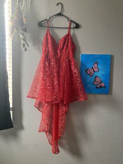 Short Dress With Train