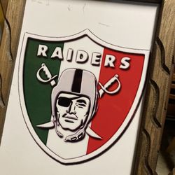 NFL Football 🏈 Frames Raiders Helmets ⛑ Ceramics Skulls 💀☠️ Home Decor Man Cave Posters Patios Living Room Las Vegas Cuadros Cerámicas
