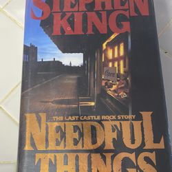 Books- Stephen King Needful Things, George Lucas/Chris Claremont-Shadow Moon