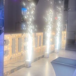 chispas Humo Letras Para Sus Eventos