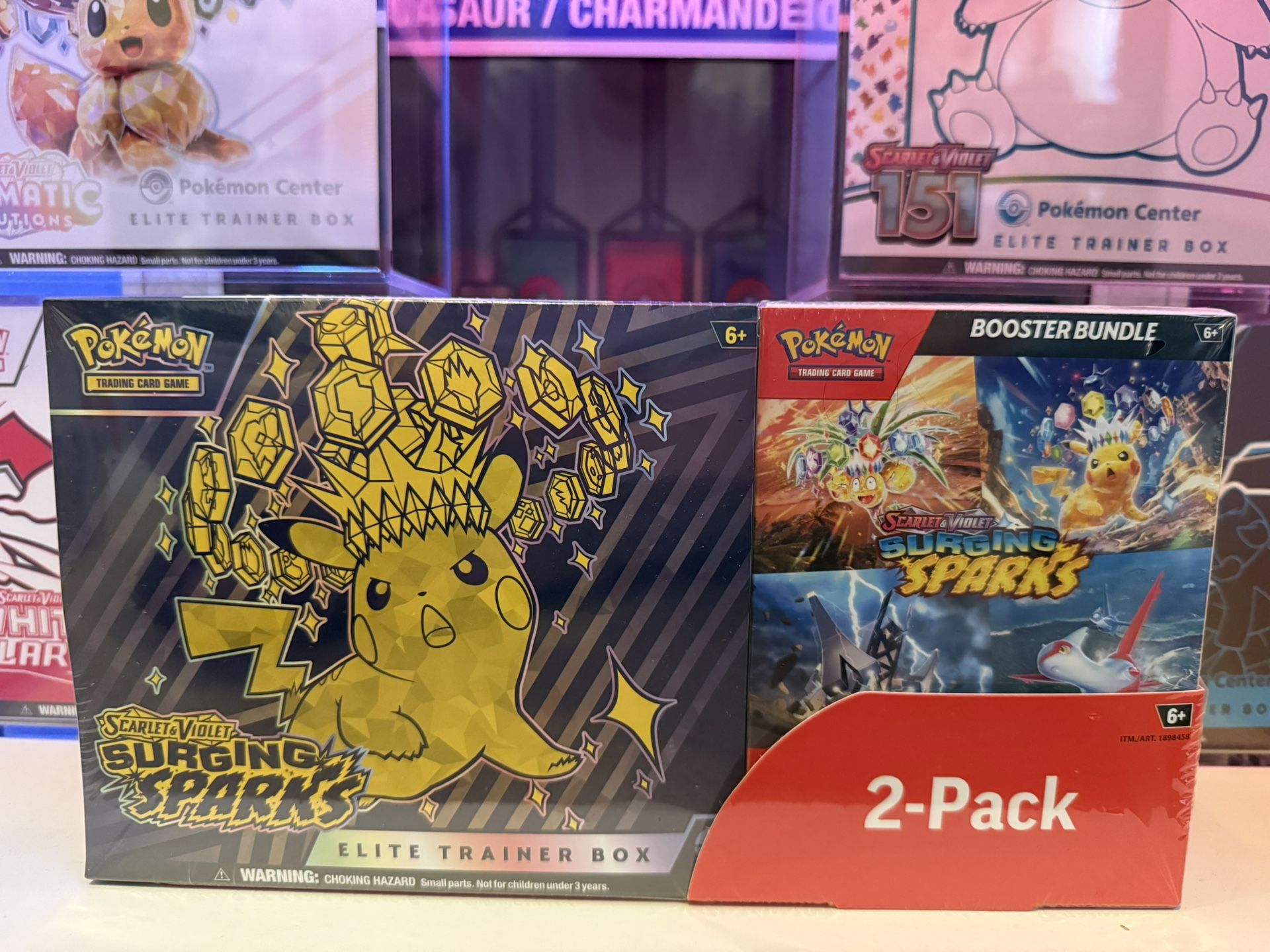 Pokemon Surging Sparks Costco bundle