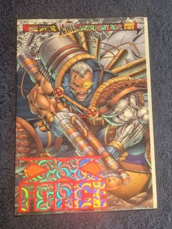 X-FORCE 50 ROB LIEFELD VARIANT GATEFOLD CVR 1996 NM MARVEL COMICS LOEB POLLINA