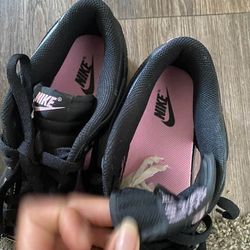 Nike Dunk Low Retro Prm "transparent" Unisex Shoes Pink Rise/black