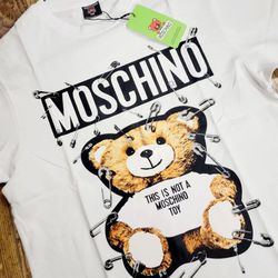 Moschino White Tshirts All Sizes