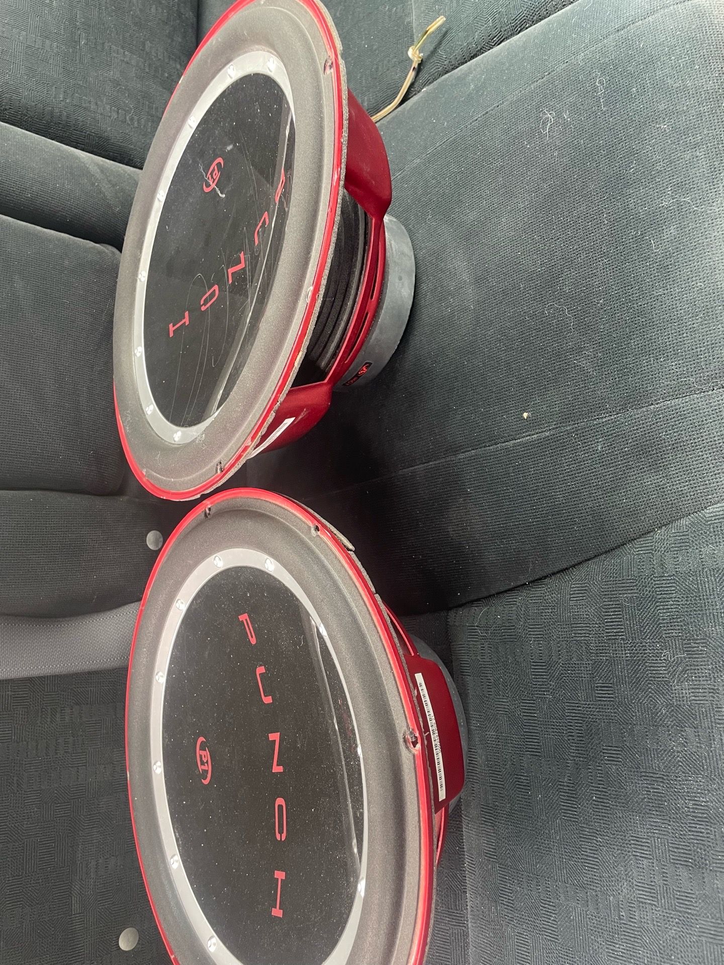 12 inch subwoofers (punch)