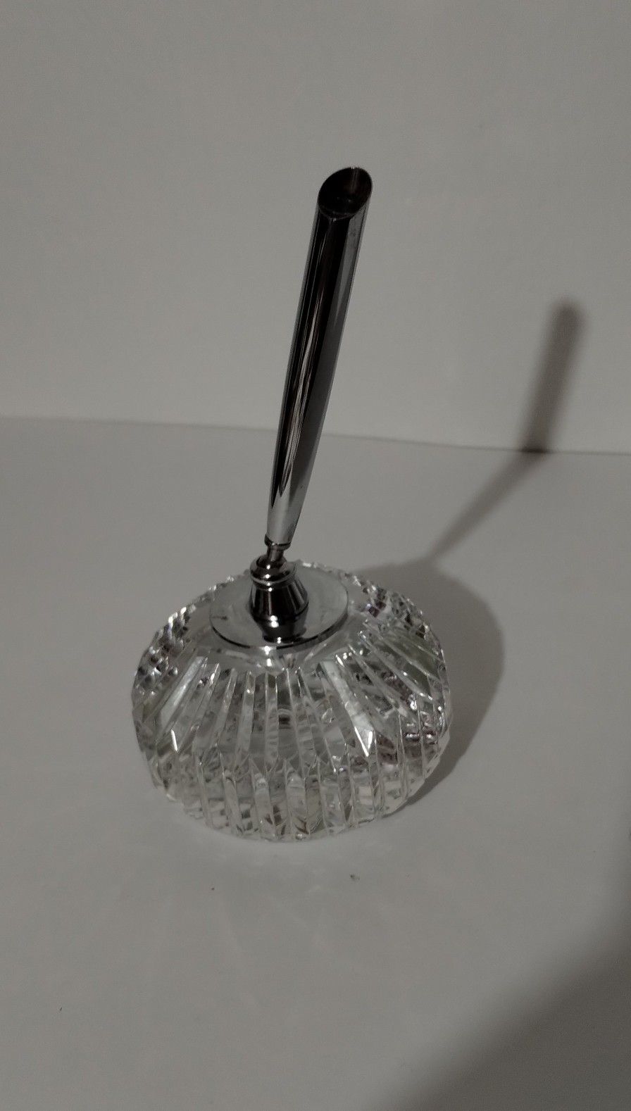 WATERFORD CRYSTAL PEN HOLDER 5"× 2.5" - S91