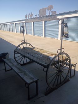 wagon style picnic table
