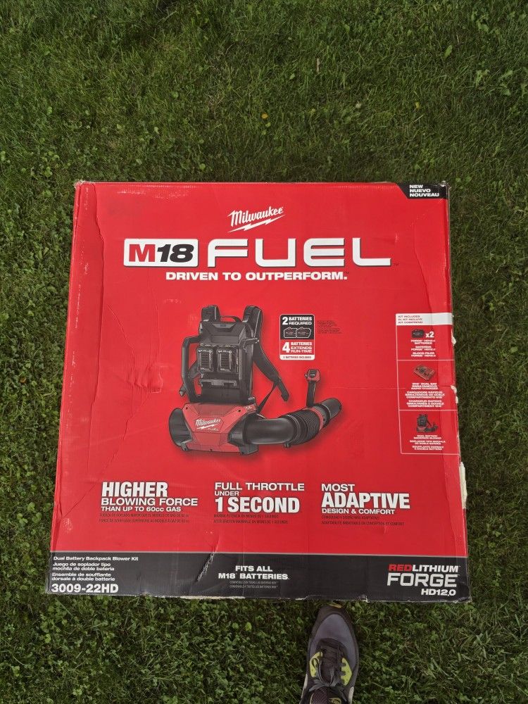 Milwaukee M18 Backpack Blower Kit