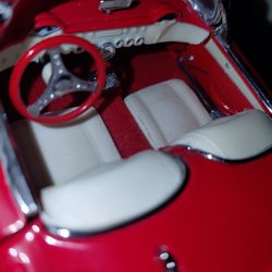 Franklin Mint Precision Models 1957 Chevrolet Corvette Convertible, Red,