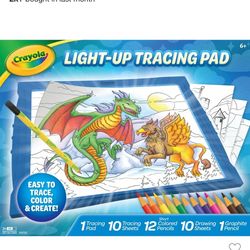 Light up tracing pad