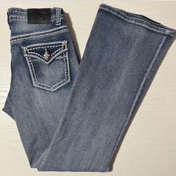 NWT Women’s Evolve Blue Flared Bootcut Jeans Size 5 Juniors / Women’s 2 