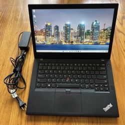14 inches Lenovo ThinkPad T470 Laptop Win11 Pro i5 @2.4GHz SSD 256Gb RAM 16Gb Microsoft Office 2021 