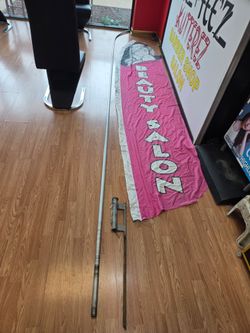 Flag pole and flag