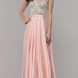 Beautiful Brand New Blush Prom Dress