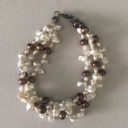 Oyster Pearl Beaded Bracelet 