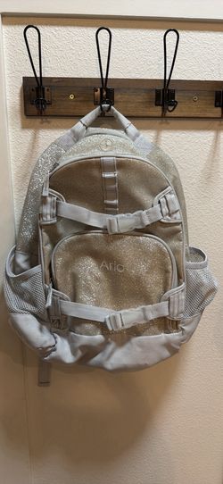 Pottery Barn Kids Mackenzie Gold Glitter Backpack