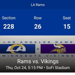 Rams VS Vikings