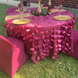 Party Round Tablecloth For SALE 
