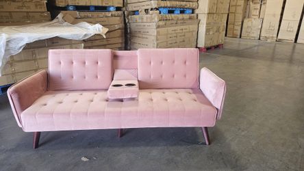 Pink sofa bed