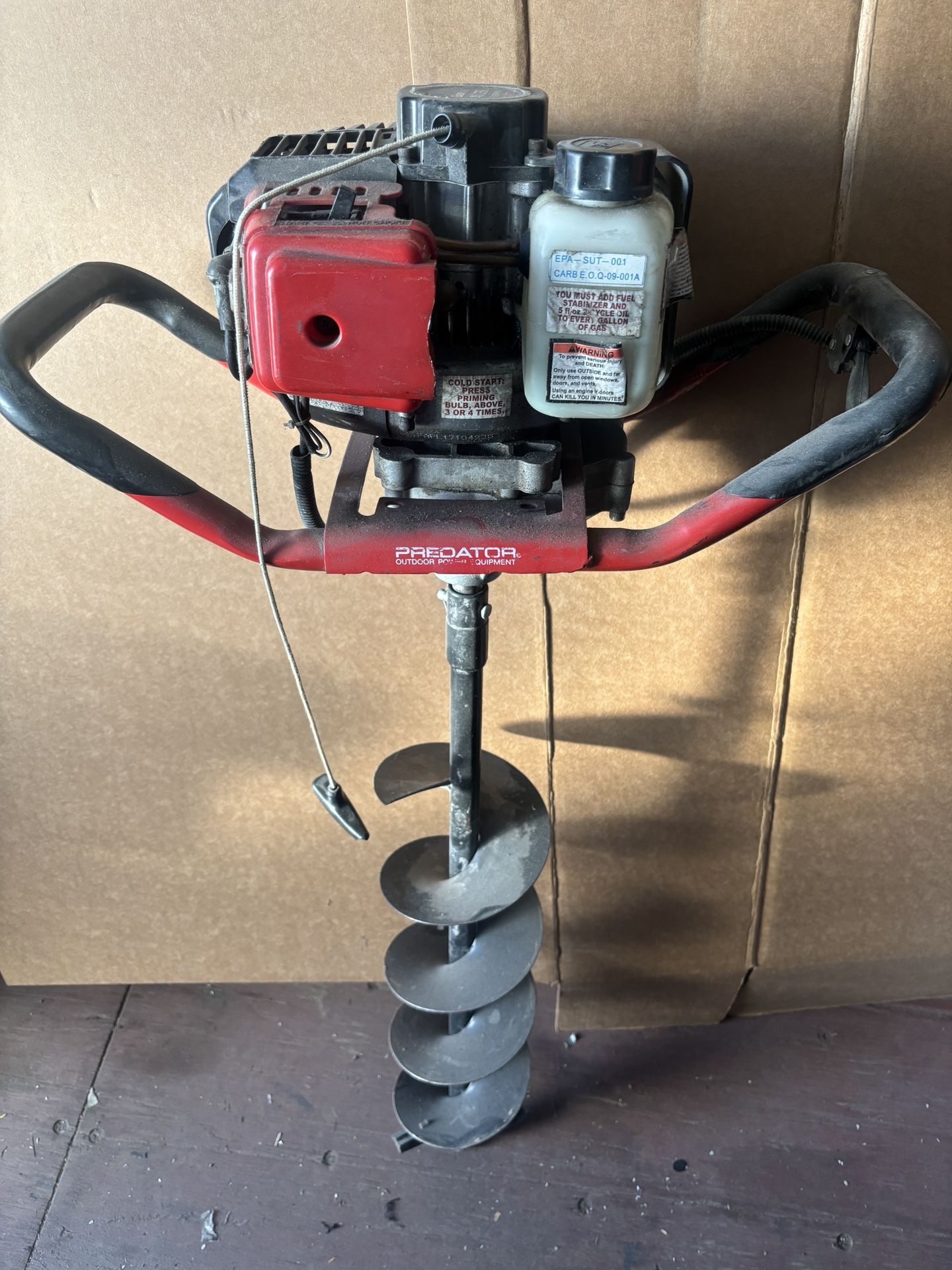 Predator Gas powered Auger