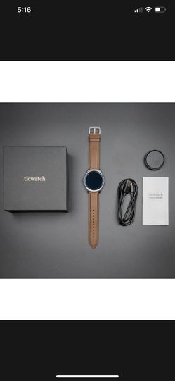 Ticwatch 2 Classic 42mm Smartwatch Oak Mobvoi Voice Control