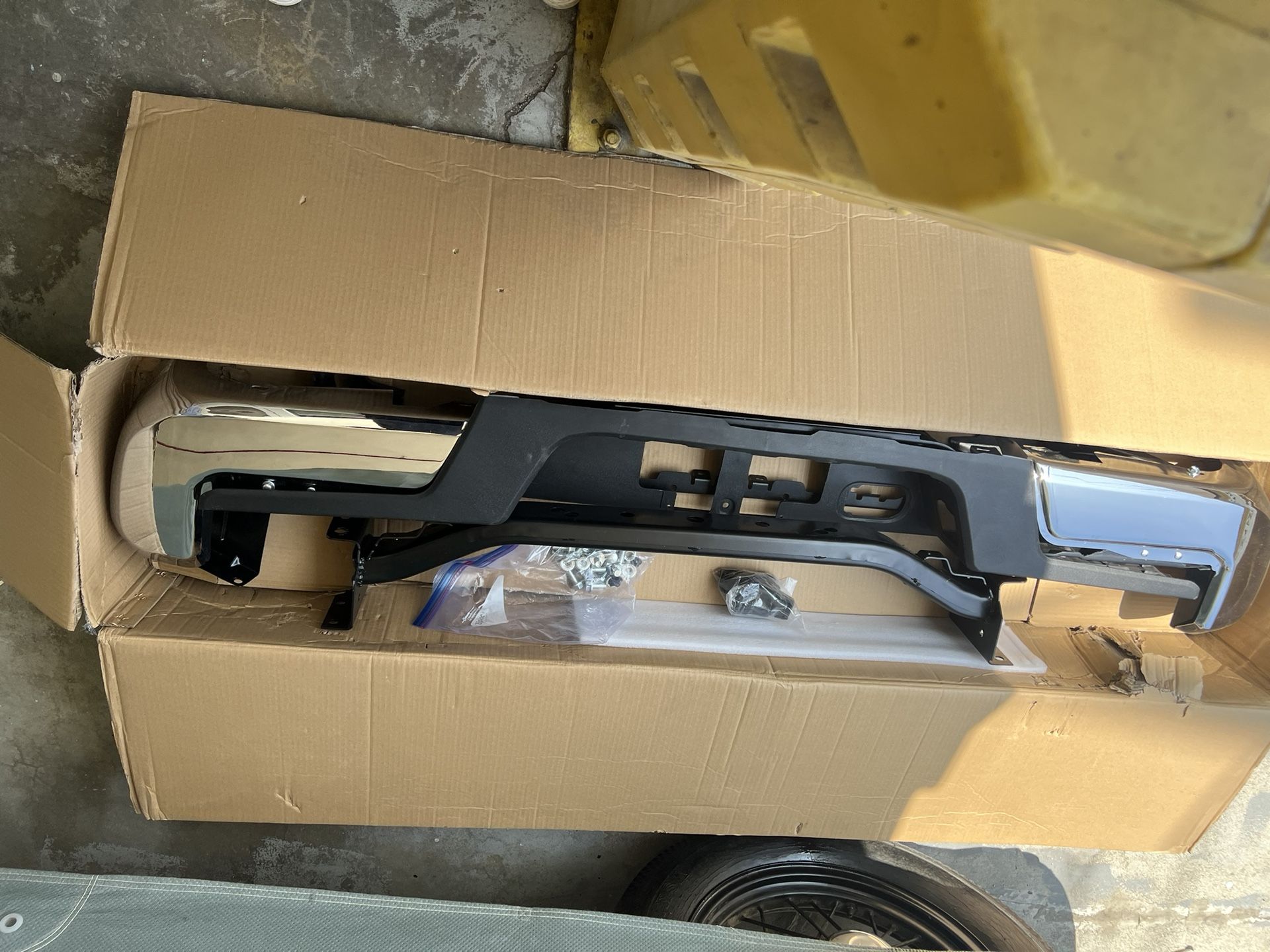 2022 2023 Rear Bumper, Chrome Tacoma