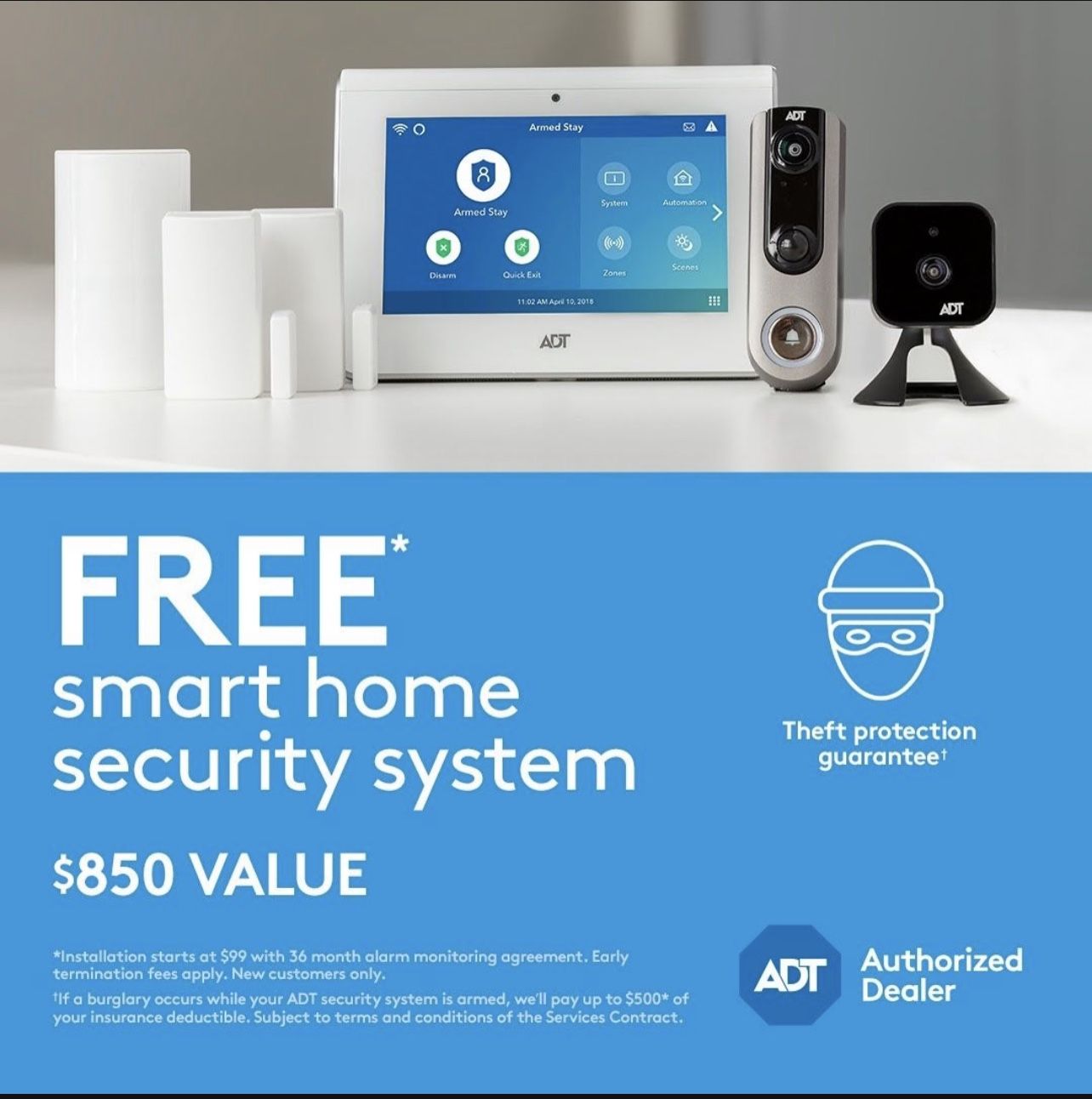 ADT SMART HOME/BUSINESS SECURITY for Sale in Downey, CA OfferUp