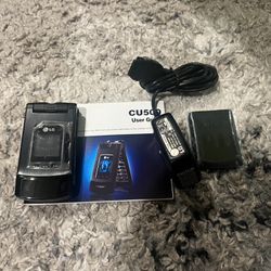 LG CU500 Cingular Flip Phone with Box and Manuals GSM For Seniors